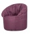 Бескаркасное кресло Club Chair Purple (фиолетовый) купить у производителя Папа Пуф недорого